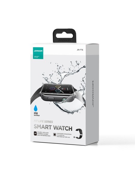 Išmanusis laikrodis JR-FT6 IP68 sportinis laikrodis su atsiliepimo į skambučius funkcija Išmanusis laikrodis JR-FT6 IP68 sportinis laikrodis su atsiliepimo į skambučius funkcija