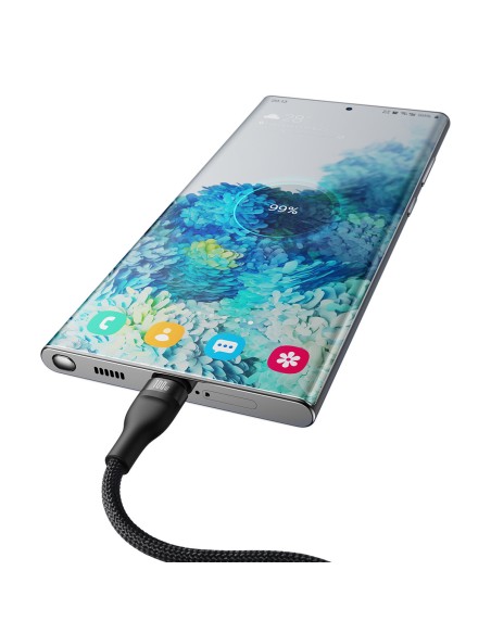 Kabelio blykstės serija 2in1 USB-C 2xUSB-C 100W 1,5m juoda Kabelio blykstės serija 2in1 USB-C 2xUSB-C 100W 1,5m juoda