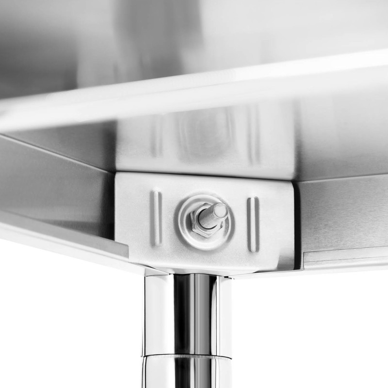 Metalinė gastronomijos laikymo lentyna iki 200 kg 80 x 40 x 180 cm