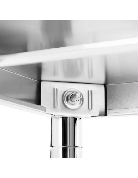 Metalinė gastronomijos laikymo lentyna iki 200 kg 80 x 40 x 180 cm