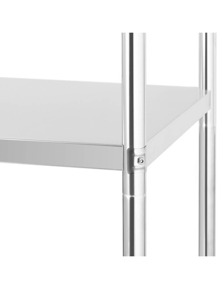 Metalinė gastronomijos laikymo lentyna iki 200 kg 80 x 40 x 180 cm