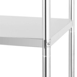 Metalinė gastronomijos laikymo lentyna iki 200 kg 70 x 40 x 180 cm
