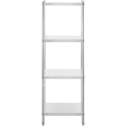 Metalinė gastronomijos laikymo lentyna iki 200 kg 60 x 60 x 180 cm