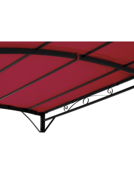 Sodo stogo pavėsinė 2,6 x 3 x 2,5 m raudona Sodo stogo pavėsinė 2,6 x 3 x 2,5 m raudona
