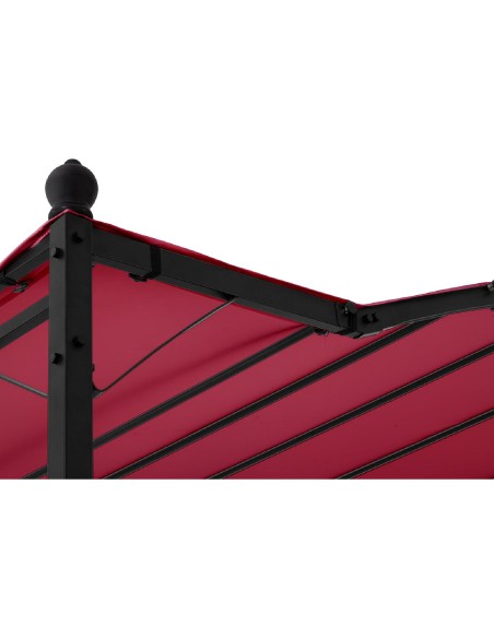 Sodo stogo pavėsinė 2,6 x 3 x 2,5 m raudona Sodo stogo pavėsinė 2,6 x 3 x 2,5 m raudona