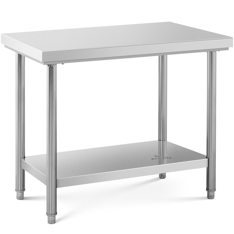 Centrinis gastronominis darbo stalas su lentyna PLIENAS 100 x 60 cm Centrinis gastronominis darbo stalas su lentyna PLIENAS 100 x 60 cm