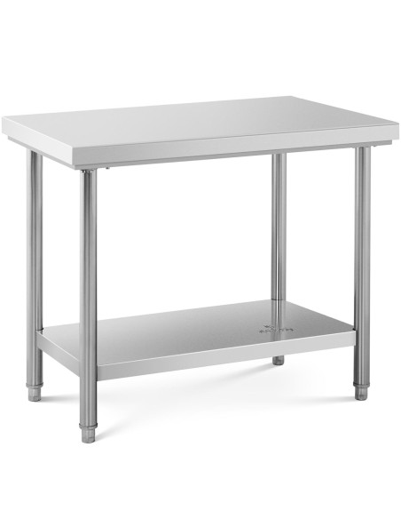 Centrinis gastronominis darbo stalas su lentyna PLIENAS 100 x 60 cm Centrinis gastronominis darbo stalas su lentyna PLIENAS 100 x 60 cm
