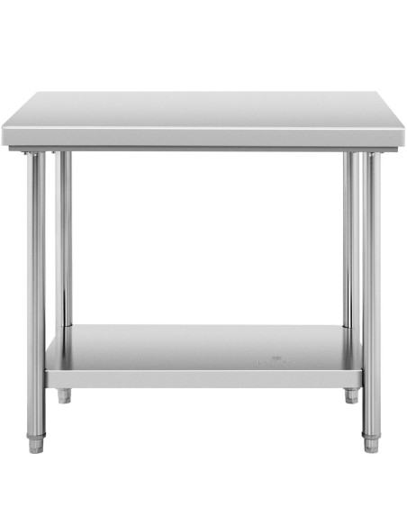 Centrinis gastronominis darbo stalas su lentyna PLIENAS 100 x 60 cm Centrinis gastronominis darbo stalas su lentyna PLIENAS 100 x 60 cm