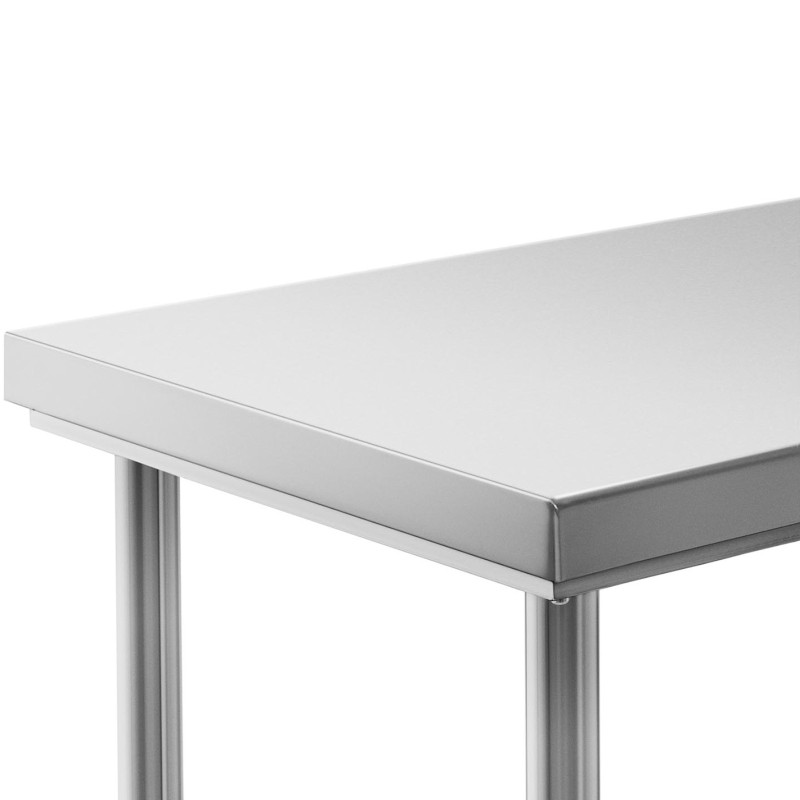 Centrinis gastronominis darbo stalas su lentyna PLIENAS 100 x 60 cm