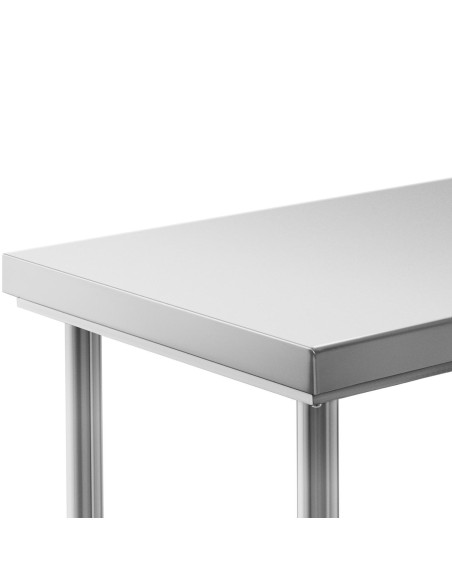 Centrinis gastronominis darbo stalas su lentyna PLIENAS 100 x 60 cm Centrinis gastronominis darbo stalas su lentyna PLIENAS 100 x 60 cm