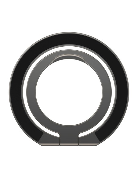 Magnetinis žiedo laikiklis Halo stovas telefonui pilkas Magnetinis žiedo laikiklis Halo stovas telefonui pilkas