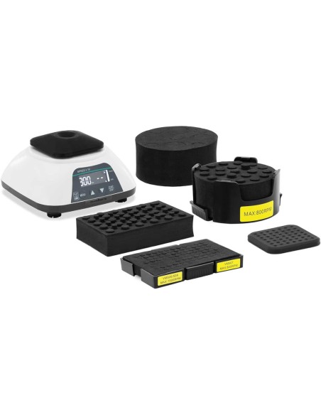 Laboratorinis kratytuvas, sūkurinė centrifuga, 7 moduliai, 20 W, 3000 aps./min. Laboratorinis kratytuvas, sūkurinė centrifuga, 7 moduliai, 20 W, 3000 aps./min.