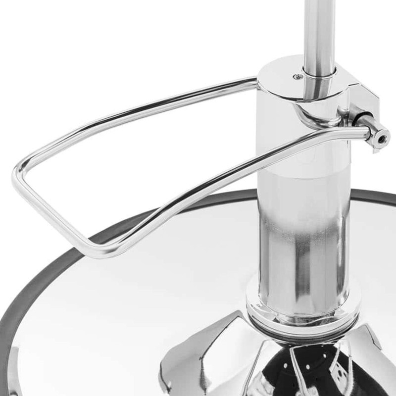 Physa GRAYS kosmetinė kirpėjo kėdė su kėdute - juoda