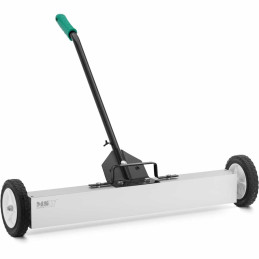 Magnetinė šluota nagų drožlių rinkimui ant ratukų, plotis 75 cm