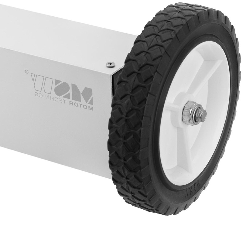 Magnetinė šluota nagų drožlių rinkimui ant ratukų, plotis 90 cm