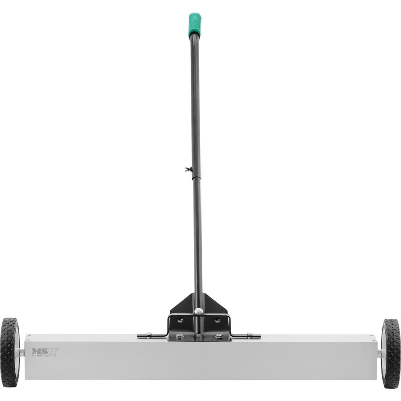 Magnetinė šluota nagų drožlių rinkimui ant ratukų, plotis 90 cm