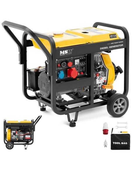 Galios generatorius dyzelinis generatorius 12,5 l 230/400 V 7500 W AVR Euro 5 Galios generatorius dyzelinis generatorius 12,5 l 230/400 V 7500 W AVR Euro 5