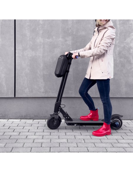 Vandeniui atsparus paspirtuko rankenos krepšys Motorolerio krepšys 4 L juodas