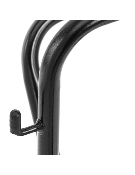 Sulankstomas metalinis balno stovas su lentyna iki 80 kg