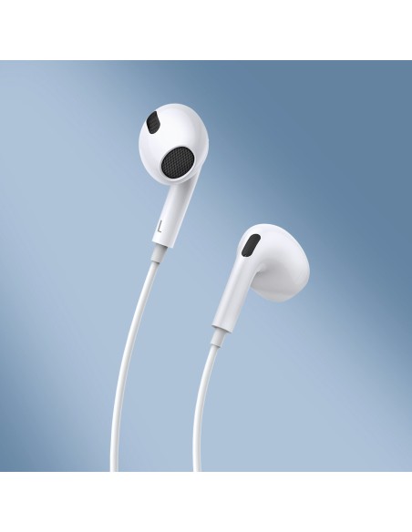 Laidinės ausinės Encok H17 minijack 3,5mm balta Laidinės ausinės Encok H17 minijack 3,5mm balta