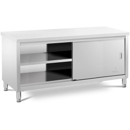 Centrinis stalviršis su stumdomų durų spintele 180 x 60 x 85 cm