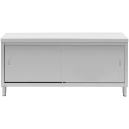 Centrinis stalviršis su stumdomų durų spintele 180 x 60 x 85 cm