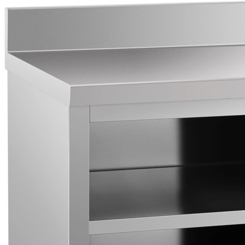 Stalas su sieniniu stalviršiu su spintele ir stumdomų durų apvadu, 150 x 70 cm