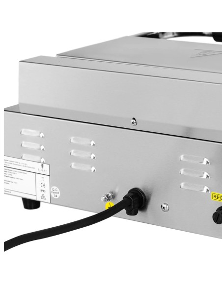 Elektrinės griovelinės kontaktinės grotelės 33 x 22 cm 2200 W Elektrinės griovelinės kontaktinės grotelės 33 x 22 cm 2200 W