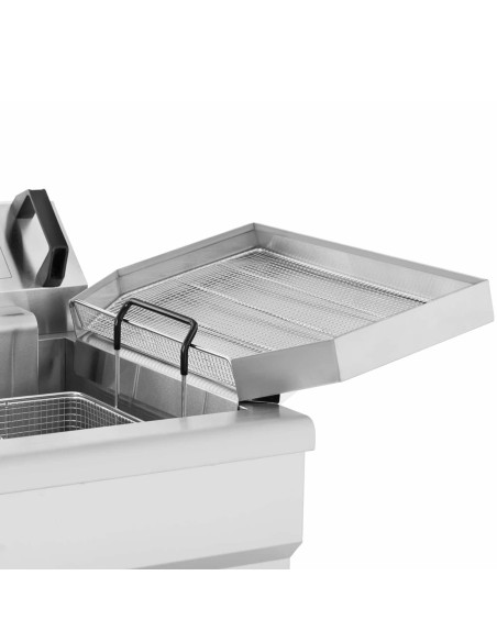 Žuvies spurgų traškučių gruzdintuvė su drenu 3000 W 16 L 230 V Žuvies spurgų traškučių gruzdintuvė su drenu 3000 W 16 L 230 V