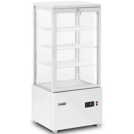 4 lygių įstiklinta šaldytuvo vitrina 78 l - balta 4 lygių įstiklinta šaldytuvo vitrina 78 l - balta