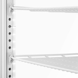 4 lygių įstiklinta šaldytuvo vitrina 78 l - balta