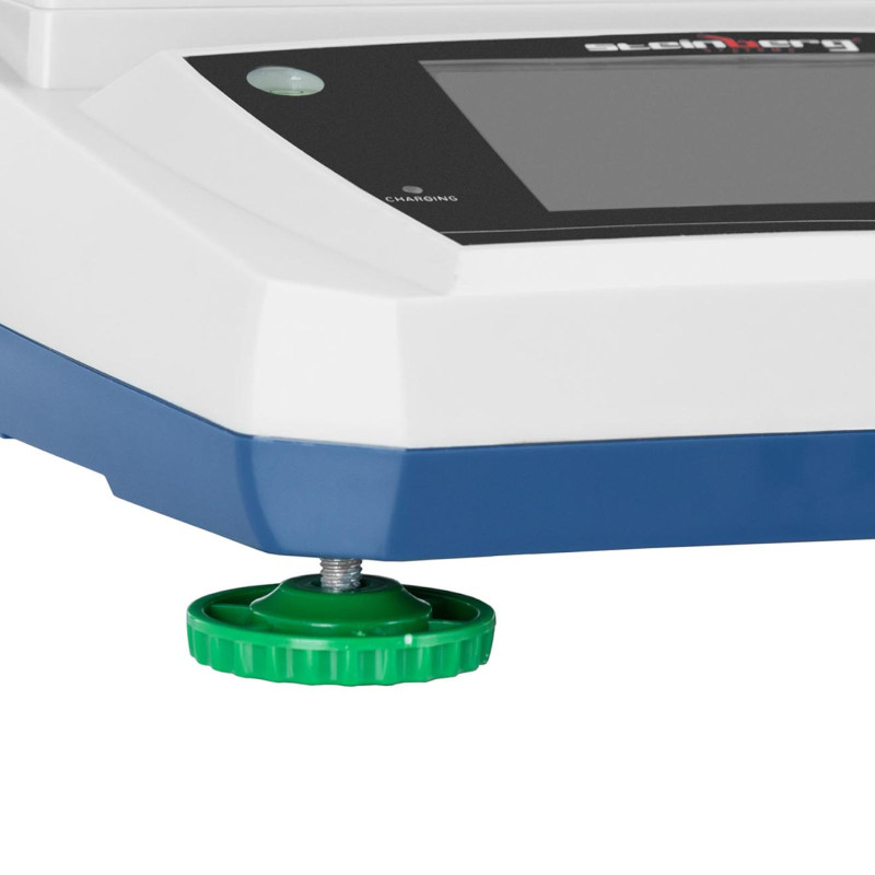Analitiniai laboratoriniai svarstyklės su stikliniu dangteliu ir LCD jutikliniu skydeliu 300 g / 0,001 g