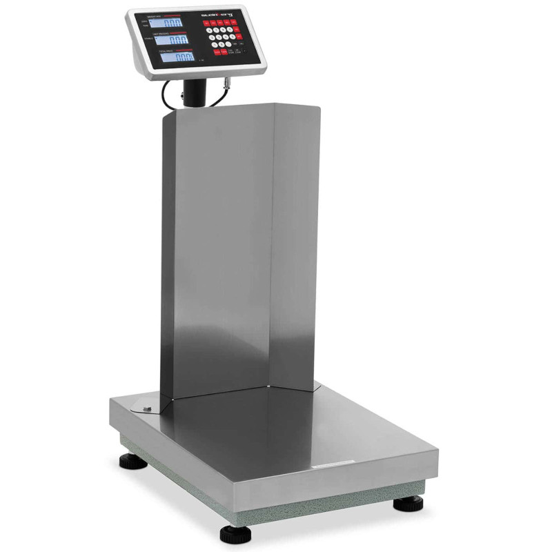 Sandėliavimo platforminės svarstyklės su atlošu 40 x 50 cm LCD 300 kg / 0,02 kg