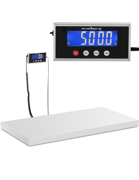 Sandėliavimo platformos svarstyklės 1000 x 500 mm LCD 500 kg / 100 g Sandėliavimo platformos svarstyklės 1000 x 500 mm LCD 500 kg / 100 g