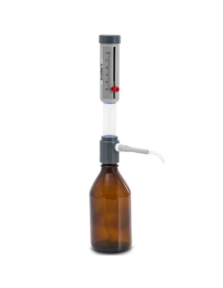 Laboratorinis buteliuko dozatorius be atbulinio vožtuvo 5-25 ml Laboratorinis buteliuko dozatorius be atbulinio vožtuvo 5-25 ml