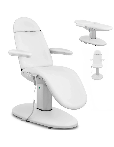 TIVOLI spa kosmetinis tatuiruotės masažinis fotelis - baltas TIVOLI spa kosmetinis tatuiruotės masažinis fotelis - baltas