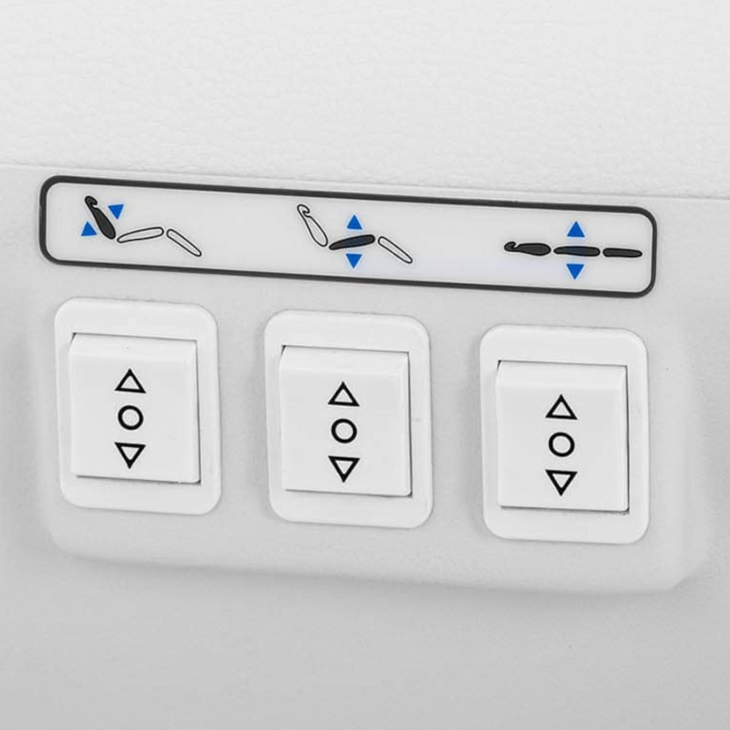 TIVOLI spa kosmetinis tatuiruotės masažinis fotelis - baltas