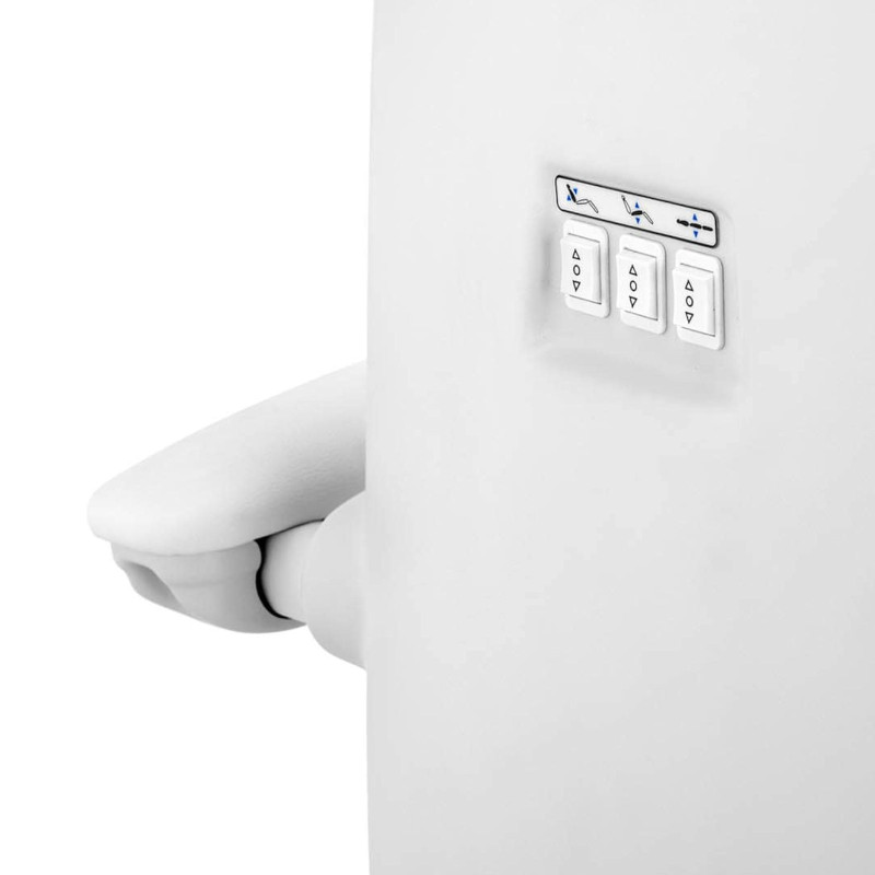 TIVOLI spa kosmetinis tatuiruotės masažinis fotelis - baltas