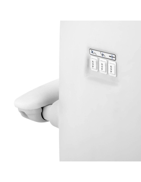 TIVOLI spa kosmetinis tatuiruotės masažinis fotelis - baltas TIVOLI spa kosmetinis tatuiruotės masažinis fotelis - baltas