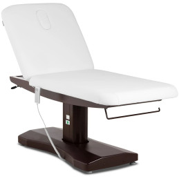 Lovos staliukas kosmetinė masažinė sofa elektrinė 200 kg PESCARA - balta