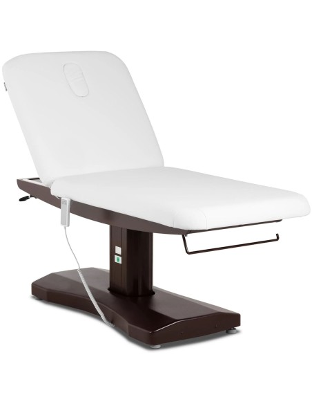 Lovos staliukas kosmetinė masažinė sofa elektrinė 200 kg PESCARA - balta Lovos staliukas kosmetinė masažinė sofa elektrinė 200 kg PESCARA - balta