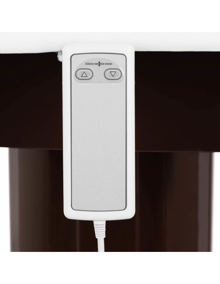 Lovos staliukas kosmetinė masažinė sofa elektrinė 200 kg PESCARA - balta Lovos staliukas kosmetinė masažinė sofa elektrinė 200 kg PESCARA - balta