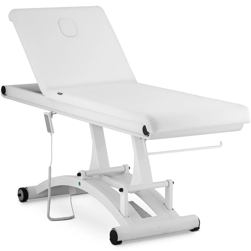 Lovos staliukas kosmetinė masažinė sofa elektrinė 200 kg TRENTO - balta
