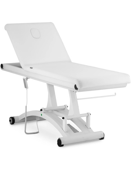 Lovos staliukas kosmetinė masažinė sofa elektrinė 200 kg TRENTO - balta Lovos staliukas kosmetinė masažinė sofa elektrinė 200 kg TRENTO - balta