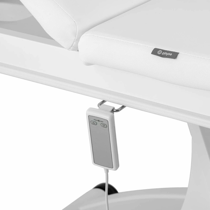 Lovos staliukas kosmetinė masažinė sofa elektrinė 200 kg TRENTO - balta
