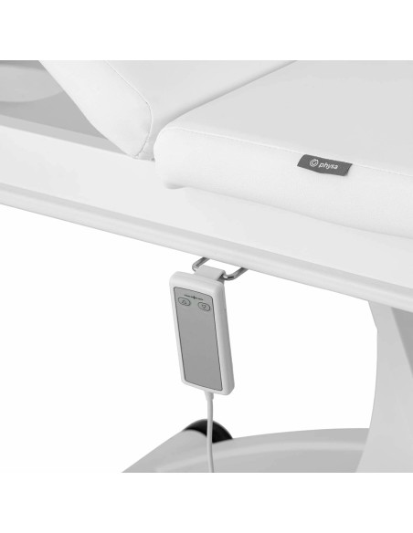 Lovos staliukas kosmetinė masažinė sofa elektrinė 200 kg TRENTO - balta Lovos staliukas kosmetinė masažinė sofa elektrinė 200 kg TRENTO - balta