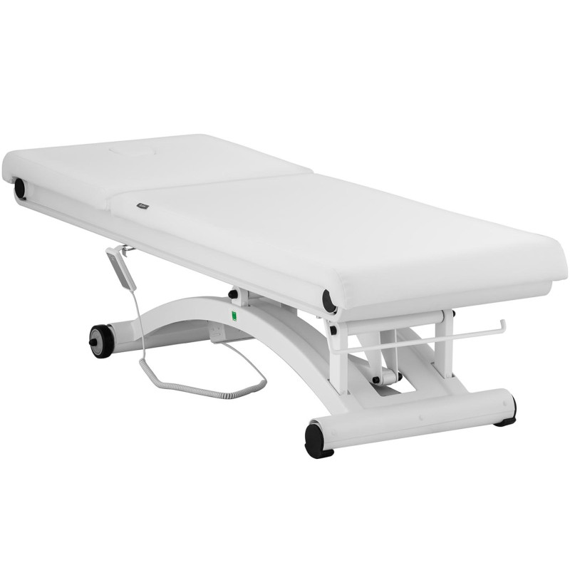 Lovos staliukas kosmetinė masažinė sofa elektrinė 200 kg TRENTO - balta
