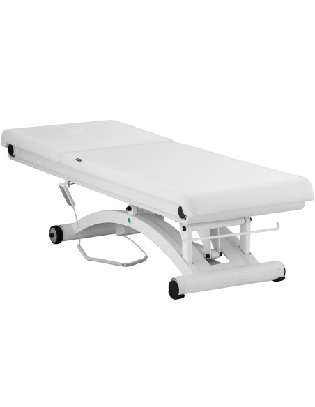 Lovos staliukas kosmetinė masažinė sofa elektrinė 200 kg TRENTO - balta Lovos staliukas kosmetinė masažinė sofa elektrinė 200 kg TRENTO - balta