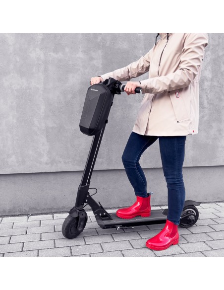 Vandeniui atsparus paspirtuko rankenos krepšys Motorolerio krepšys 4 L juodas