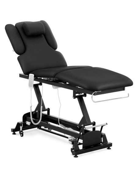 Lovos grožio stalas elektrinis masažo stalas 3 varikliai 250 kg NANTES - juodas Lovos grožio stalas elektrinis masažo stalas 3 varikliai 250 kg NANTES - juodas